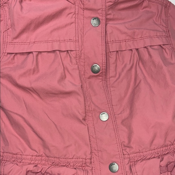 GAP Kids' Rose Twill Jacket with Hood - Picture 6 of 11
